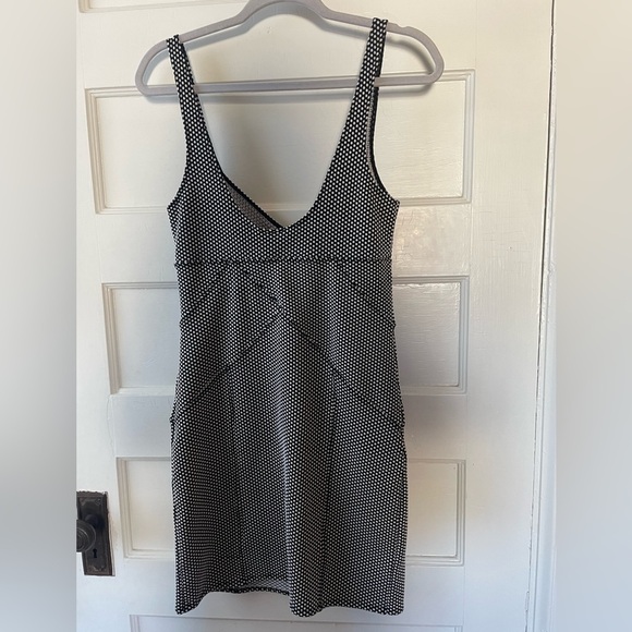 Free People black and white polka dot bodycon dress - Picture 7 of 8